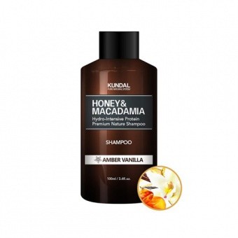 KUNDAL Honey&Macadamia Shampoo Amber Vanilla 100ml