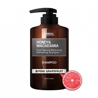 KUNDAL Honey&Macadamia Shampoo Pink Grapefruit 500ml