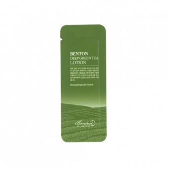 BENTON Deep Green Tea Lotion 1,2g TESTER