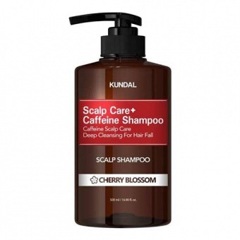 KUNDAL Shampoo gegen Haarausfall Anti-Hair Loss& Scalp Care Scalp Shampoo Cherry Blossom 500ml