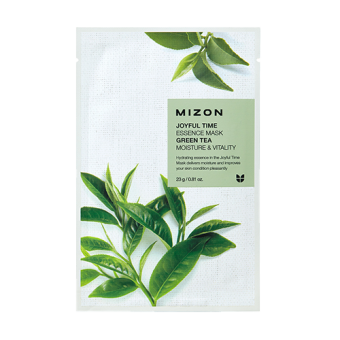 MIZON Anti-Akne-Tuchmaske mit Grüntee-Extrakt Joyful Time Essence Mask Green Tea 23g